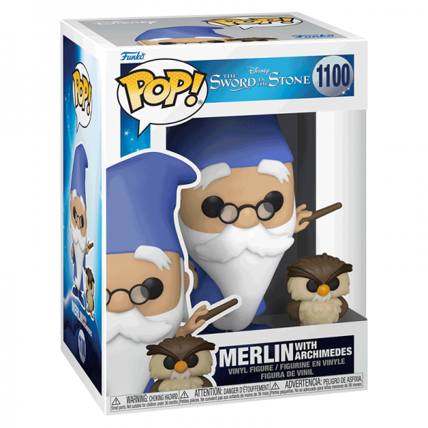 FUNKO POP! - Disney - The Sword in the Stone Merlin with Archimedes #1100